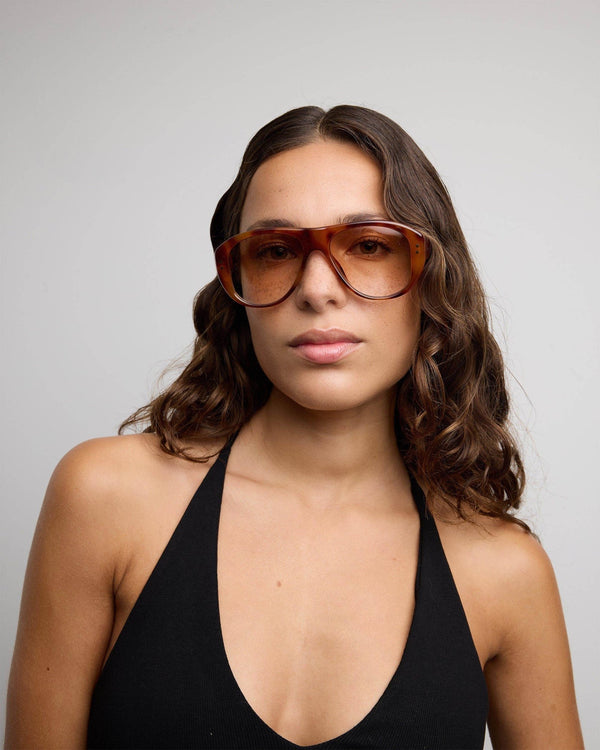 Austin / Maple Tortoise & Amber Gradient Lens - Shade Files